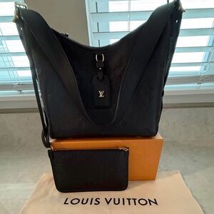 Louis Vuitton Black leather Empriente CarryAll PM